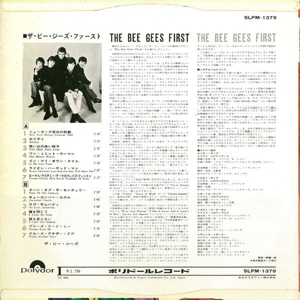 Bee Gees - The Bee Gees First (Vinyl, LP, Album, Stereo)