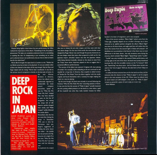 Deep Purple - Made In Japan (2xVinyl, LP, Album, Limited Edition, Numbered, Reissue, Remastered) Very Good Plus (VG+) / Very Good Plus (VG+)
