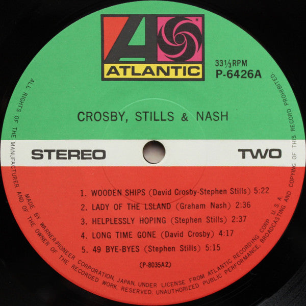 Crosby, Stills & Nash - Crosby, Stills & Nash (Vinyl, LP, Album, Re...
