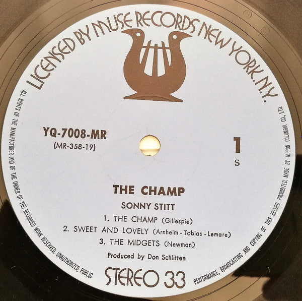 Sonny Stitt - The Champ (Vinyl, LP, Album) Near Mint (NM or M-) / Very Good Plus (VG+)