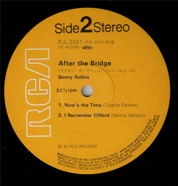 Sonny Rollins - After The Bridge (Vinyl, LP, Album, Reissue)