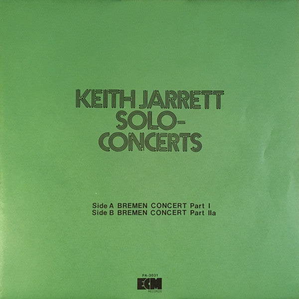 Keith Jarrett - Solo Concerts: Bremen / Lausanne (Box Set, Vinyl, L...