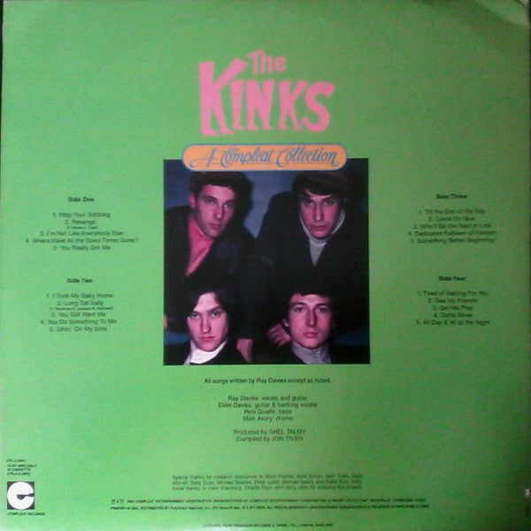 The Kinks - A Compleat Collection (2xVinyl, LP, Compilation) Very Good (VG) / Very Good (VG)