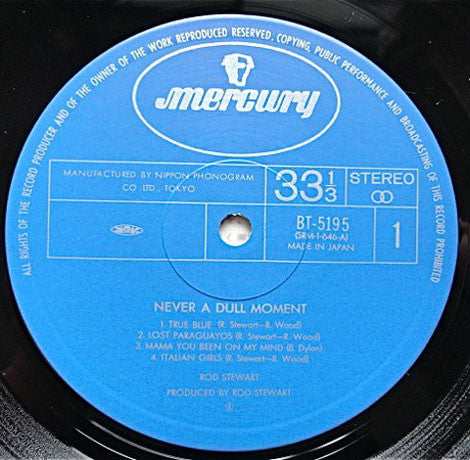 Rod Stewart - Never A Dull Moment (Vinyl, LP, Album, Reissue)
