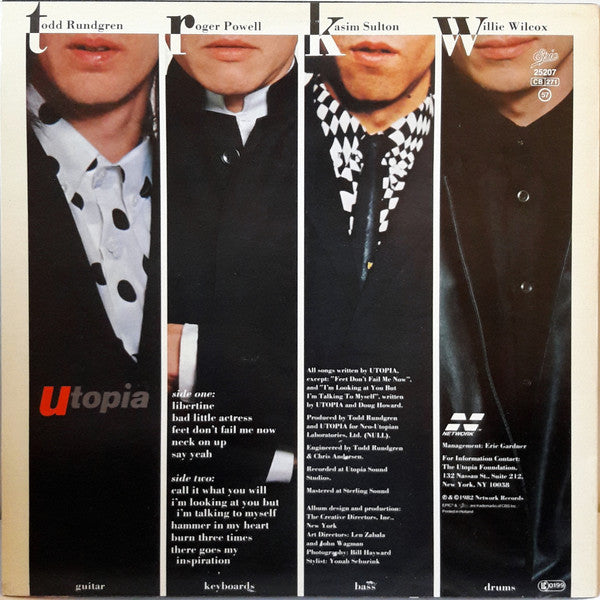 Utopia (5) - Utopia (Vinyl, Vinyl, LP, Album, 7", 33 ⅓ RPM, EP) Very Good Plus (VG+) / Very Good Plus (VG+)