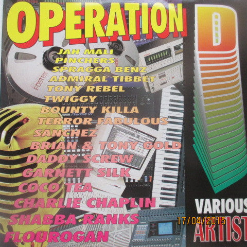 Various - Operation D (Vinyl, LP, Compilation) Very Good (VG) / Good Plus (G+)