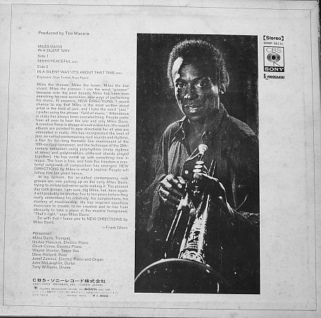 Miles Davis - In A Silent Way (Vinyl, LP, Album, Stereo) Good Plus (G+) / Very Good (VG)