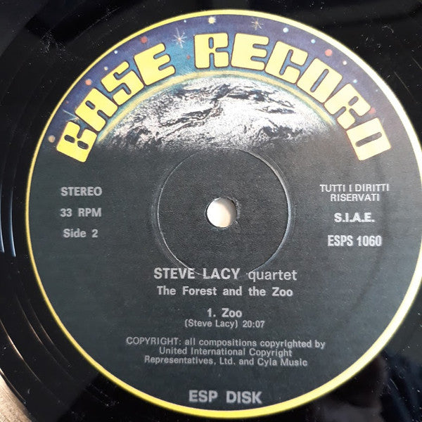 Steve Lacy - The Forest And The Zoo (Vinyl, LP, Album, Reissue) Near Mint (NM or M-) / Very Good Plus (VG+)