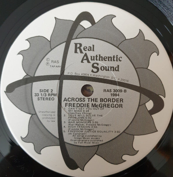 Freddie McGregor - Across The Border (Vinyl, LP, Album) Very Good Plus (VG+) / Very Good Plus (VG+)
