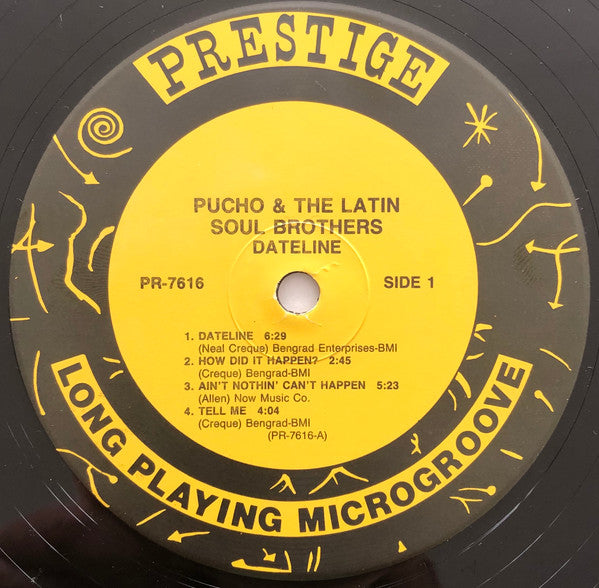 Pucho & His Latin Soul Brothers - Dateline: (Vinyl, LP, Album, Reissue) Very Good Plus (VG+) / Very Good Plus (VG+)