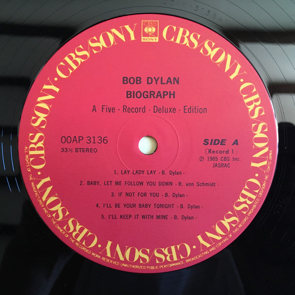 Bob Dylan - Biograph (5xVinyl, Box Set, LP, Compilation) Very Good Plus (VG+) / Very Good Plus (VG+)