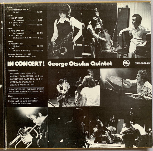 George Otsuka Quintet - In Concert ! (2xVinyl, LP, Album, Stereo) Near Mint (NM or M-) / Near Mint (NM or M-)