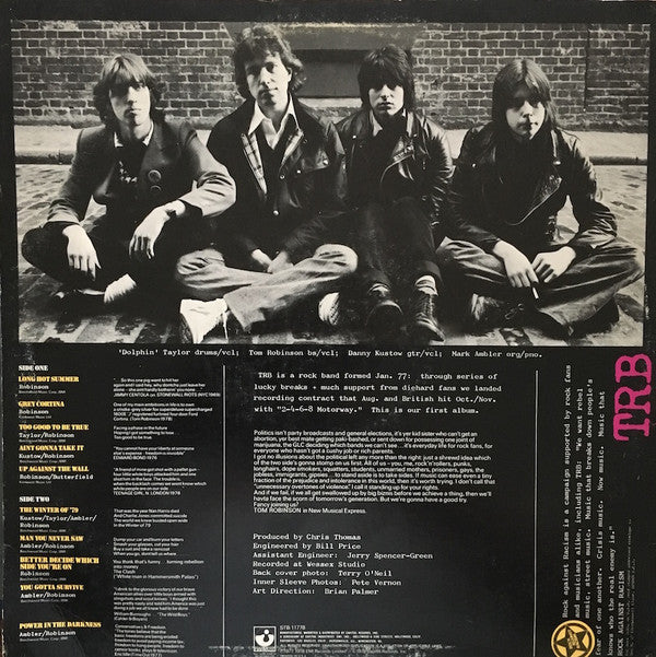 Tom Robinson Band - Power In The Darkness (2xVinyl, LP, Album) Good Plus (G+) / Very Good (VG)