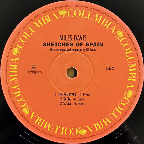 Miles Davis - Sketches Of Spain (Vinyl, LP, Album, Reissue, Stereo) Very Good (VG) / Very Good (VG)