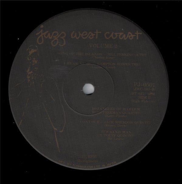 Various - Jazz West Coast, Volume 2 (Vinyl, LP, Album, Compilation, Reissue, Mono) Very Good Plus (VG+) / Very Good Plus (VG+)