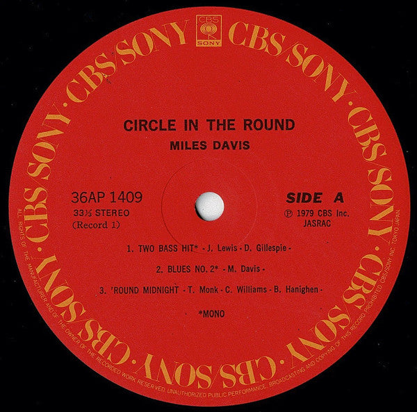 Miles Davis - Circle In The Round (2xVinyl, LP, Compilation) Very Good Plus (VG+) / Very Good (VG)