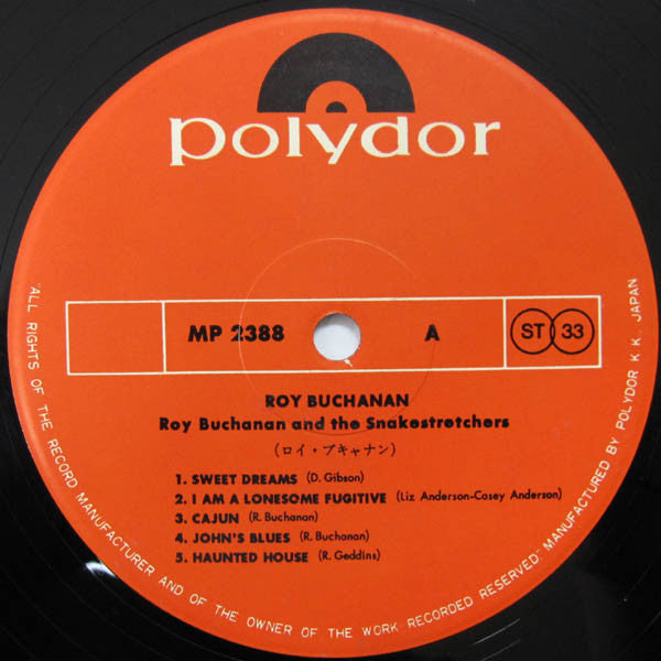 Roy Buchanan - Roy Buchanan (Vinyl, LP, Album, Reissue)