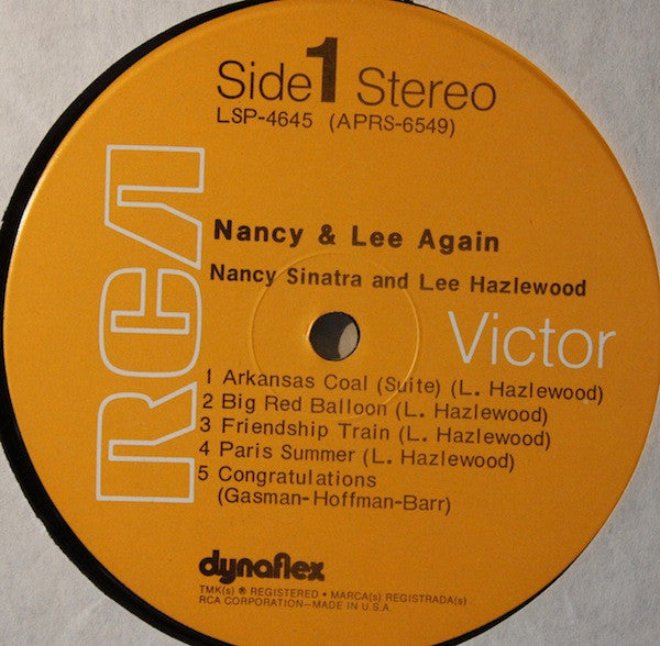 Nancy Sinatra & Lee Hazlewood - Nancy & Lee Again (Vinyl, LP, Album, Stereo) Very Good (VG) / Good Plus (G+)