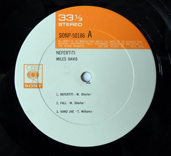 Miles Davis - Nefertiti (Vinyl, LP, Album, Stereo) Very Good Plus (VG+) / Good Plus (G+)