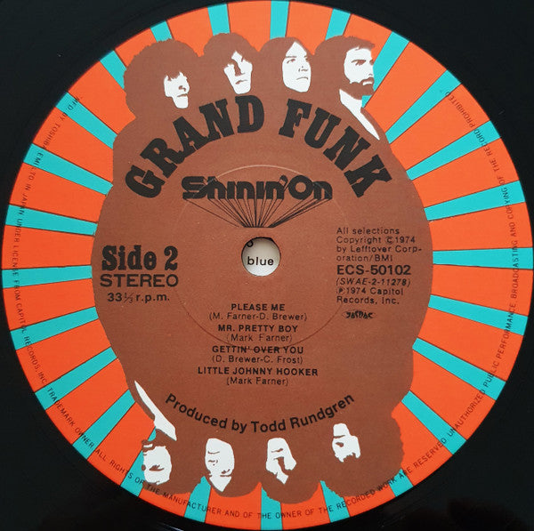 Grand Funk Railroad - Shinin' On (Vinyl, LP, Album, Reissue, Stereo) Very Good Plus (VG+) / Very Good Plus (VG+)