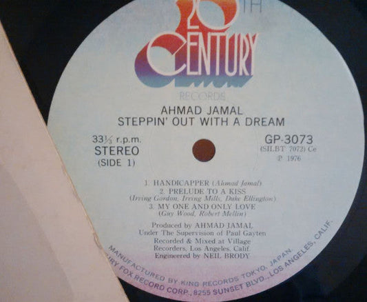 Ahmad Jamal - Steppin Out With A Dream (Vinyl, LP, Album) Very Good Plus (VG+) / Very Good (VG)