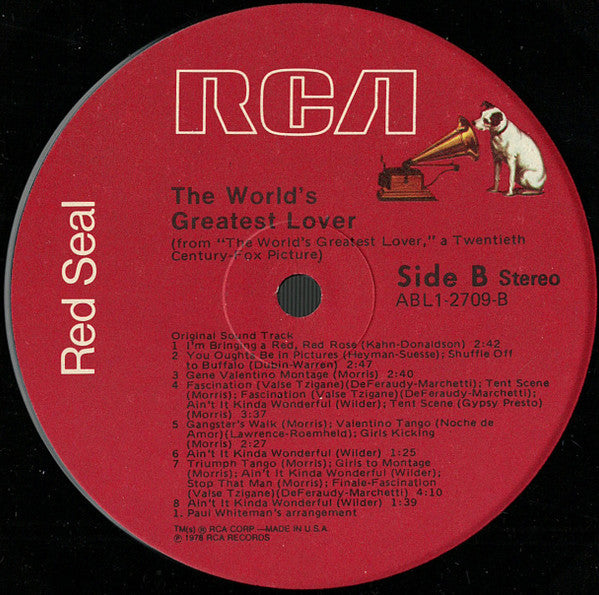 John Morris - The World's Greatest Lover (Vinyl, LP, Album, Stereo) Very Good (VG) / Very Good (VG)