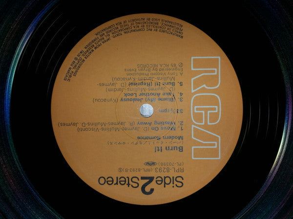 Modern Romance - Burn It! (Vinyl, LP, Album) Very Good Plus (VG+) / Very Good Plus (VG+)