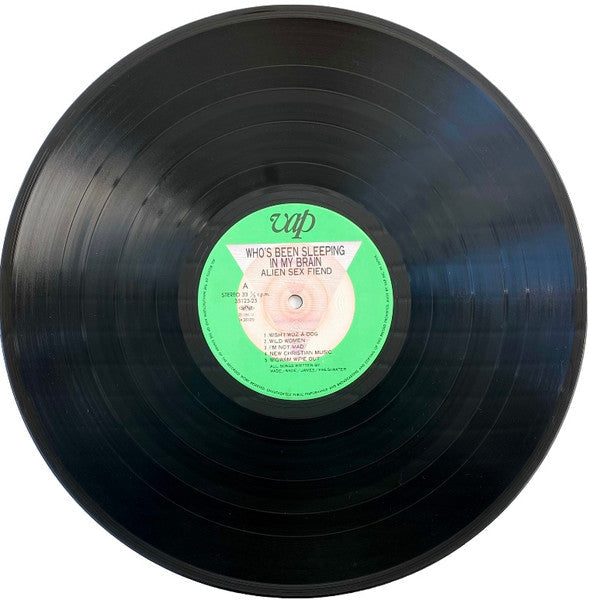 Alien Sex Fiend - Who's Been Sleeping In My Brain (Vinyl, LP, Album) Near Mint (NM or M-) / Very Good Plus (VG+)