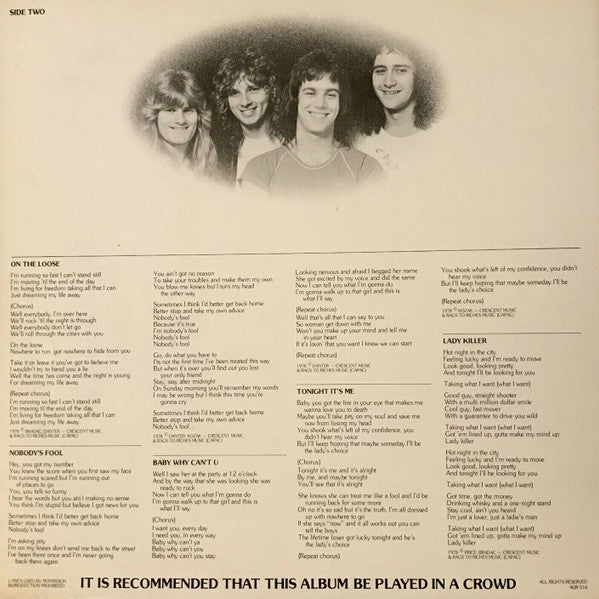 Teaze - On The Loose (Vinyl, LP, Album) Very Good Plus (VG+) / Very Good Plus (VG+)