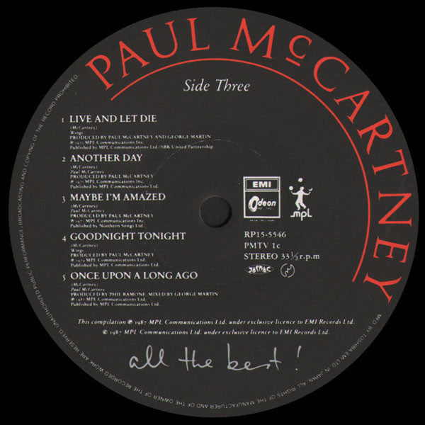 Paul McCartney - All The Best ! (Vinyl, LP, Compilation)