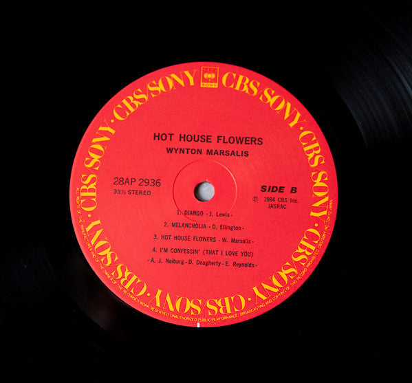 Wynton Marsalis - Hot House Flowers (Vinyl, LP, Album) Near Mint (NM or M-) / Very Good Plus (VG+)