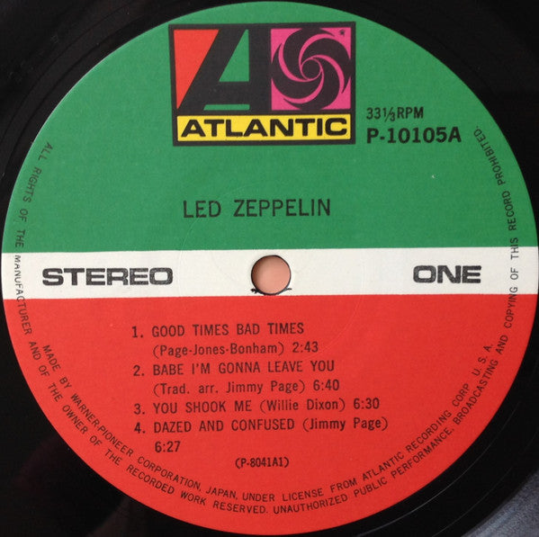 Led Zeppelin - Led Zeppelin = レッド・ツェッペリン (Vinyl, LP, Album, Reissue...