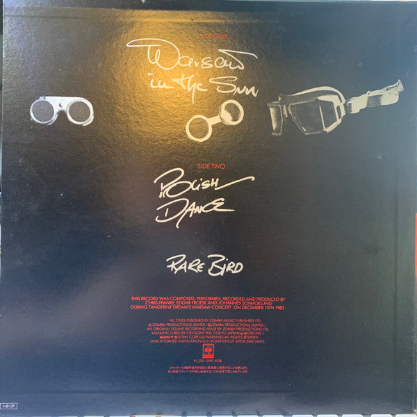 Tangerine Dream - Warsaw In The Sun (Vinyl, 12", 45 RPM, Single, Stereo) Mint (M) / Very Good (VG)