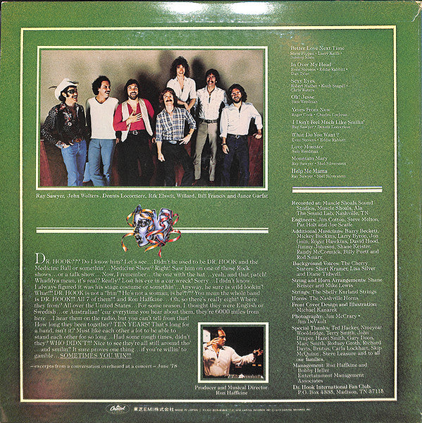 Dr. Hook - Sometimes You Win (Vinyl, LP, Album)