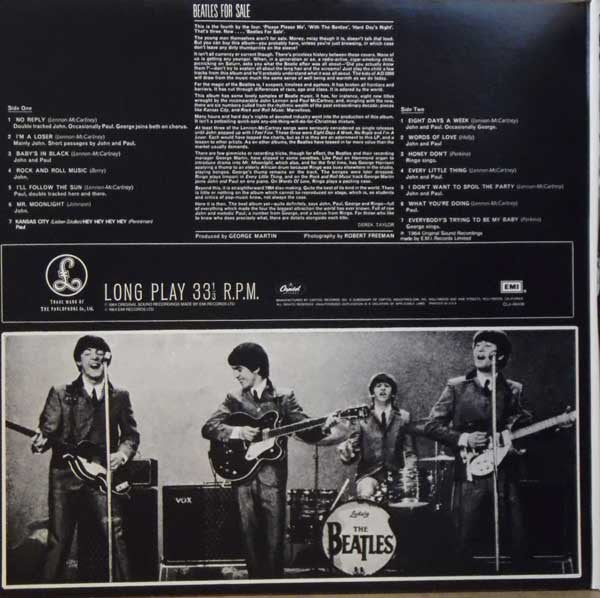 The Beatles - Beatles For Sale (Vinyl, LP, Album, Reissue, Mono) Very Good Plus (VG+) / Very Good Plus (VG+)