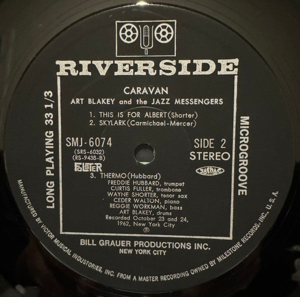 Art Blakey & The Jazz Messengers - Caravan (Vinyl, LP, Album, Reiss...