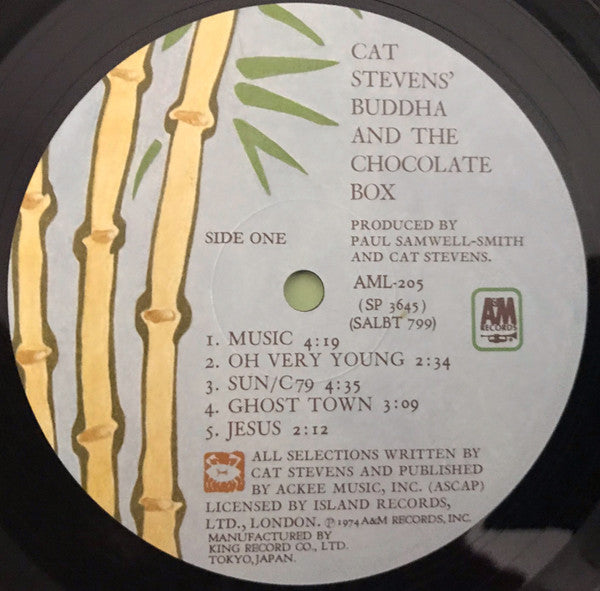 Cat Stevens - Buddha And The Chocolate Box (Vinyl, LP, Album) Very Good Plus (VG+) / Very Good (VG)