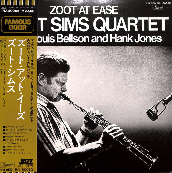 Zoot Sims Quartet - Zoot At Ease (Vinyl, LP, Album, Reissue)