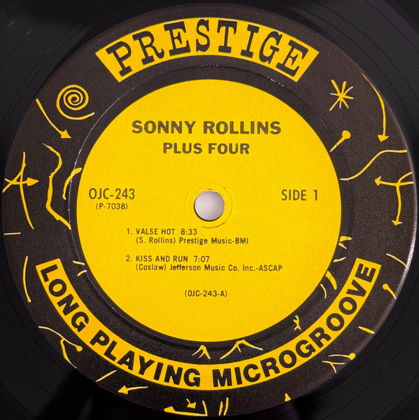 Sonny Rollins - Plus 4 (Vinyl, LP, Album, Reissue, Mono)