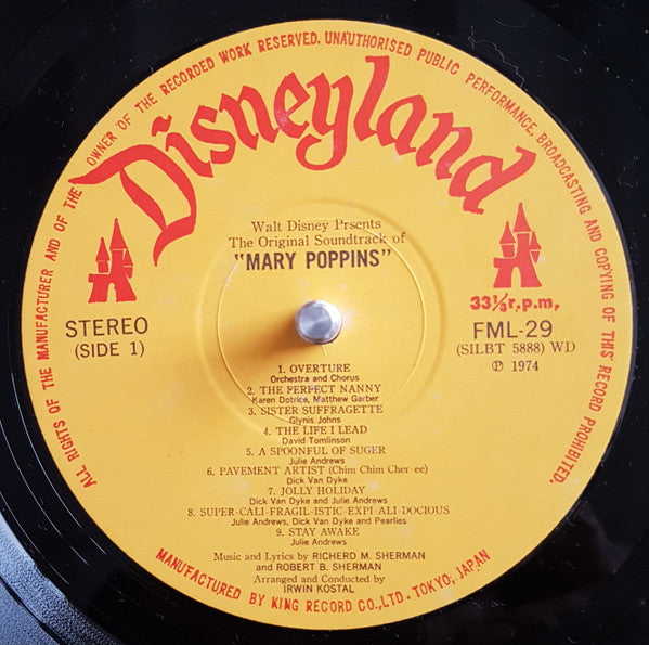 Various - Walt Disney's Mary Poppins (The Original Soundtrack Of) (...