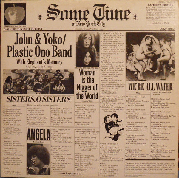John Lennon & Yoko Ono - Some Time In New York City (Vinyl, LP, Alb...