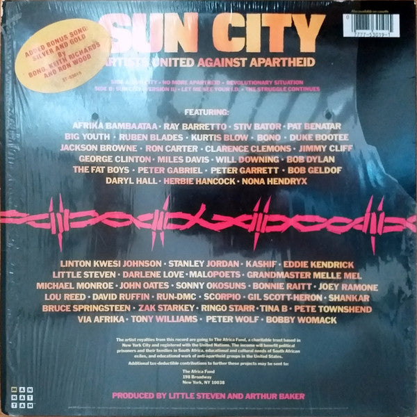Artists United Against Apartheid - Sun City (Vinyl, LP, Album)