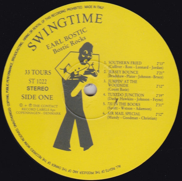 Earl Bostic - Bostic Rocks - Hits Of The Swing Age (Vinyl, Album, LP, Stereo) Good Plus (G+) / Very Good (VG)