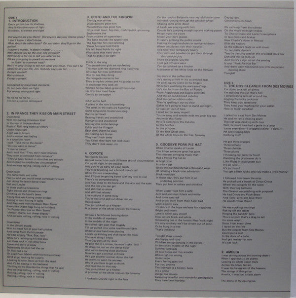 Joni Mitchell - Shadows And Light (2xVinyl, LP, Album, Promo) Very Good (VG) / Very Good (VG)