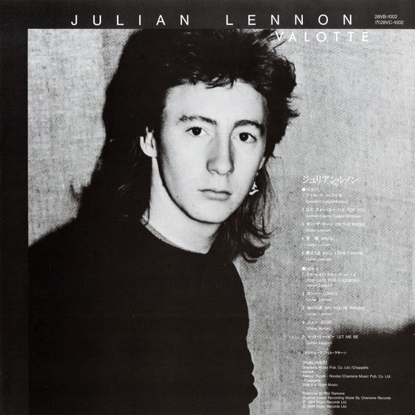 Julian Lennon - Valotte (Vinyl, LP, Album)