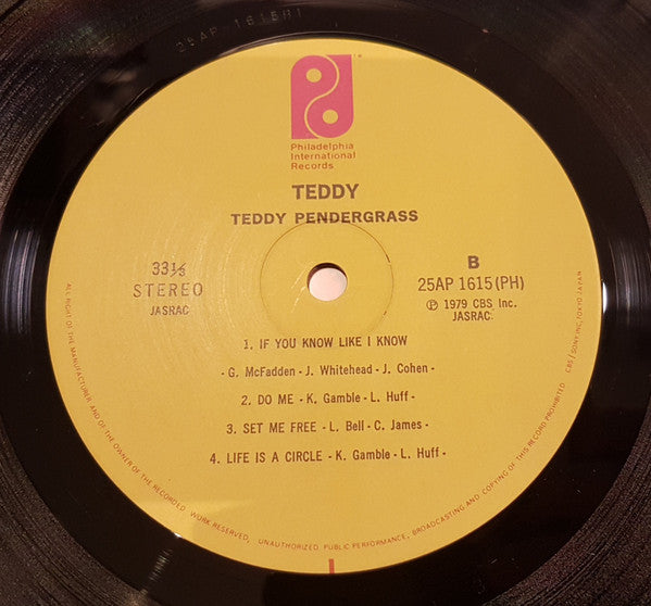 Teddy Pendergrass - Teddy (Vinyl, LP, Album) Near Mint (NM or M-) / Very Good (VG)