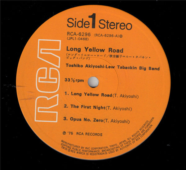 Toshiko Akiyoshi-Lew Tabackin Big Band - Long Yellow Road (Vinyl, L...