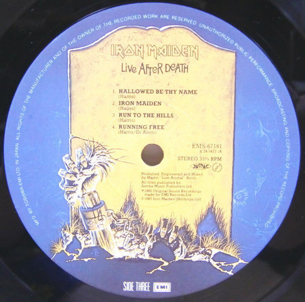 Iron Maiden - Live After Death (Vinyl, LP, Album, Limited Edition)