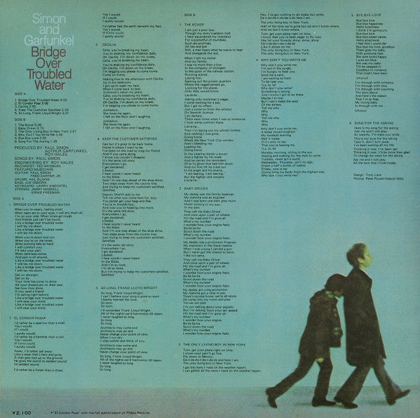 Simon & Garfunkel - Bridge Over Troubled Water (Vinyl, LP, Album, S...