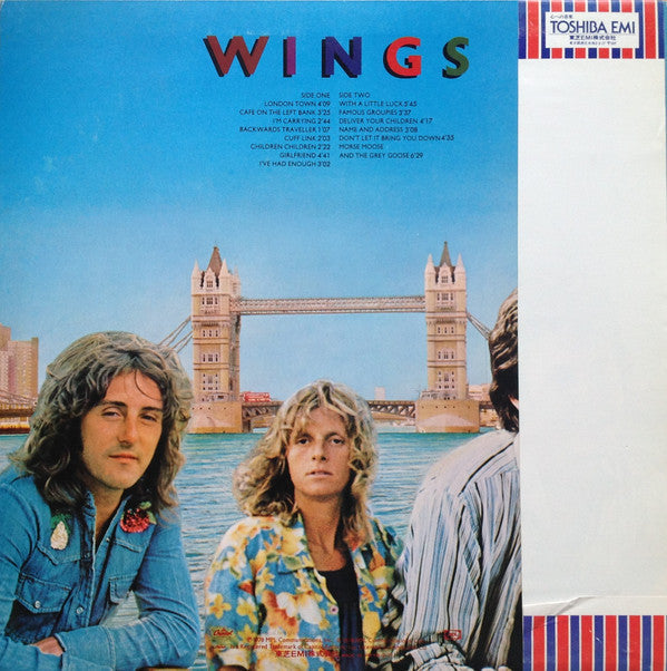 Wings (2) - London Town (Vinyl, LP, Album, Stereo) Very Good Plus (VG+) / Very Good Plus (VG+)